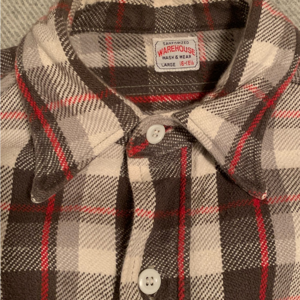 Warehouse & Co. men’s flannel shirt
